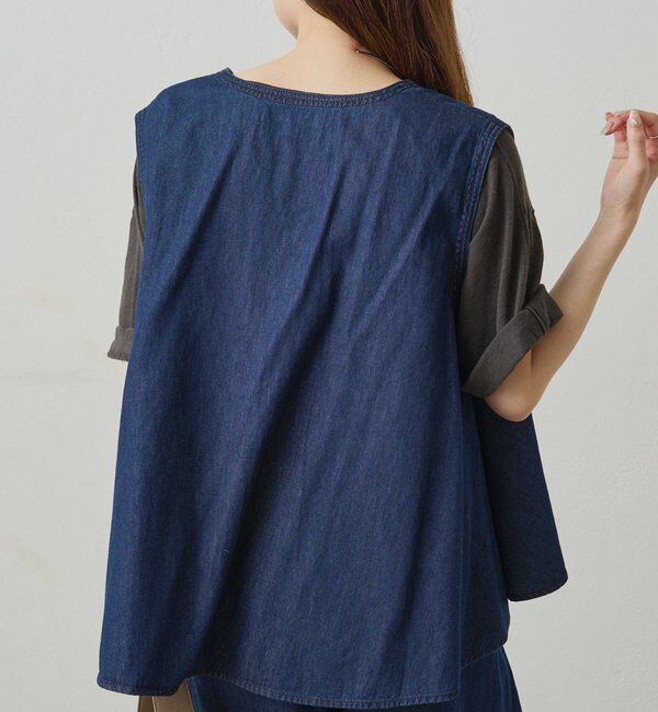  「【SET ITEM】デニムフレアブラウス+イージーパンツセット」|その他|