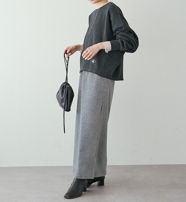  「サイドリブスウェットプルオーバー」|プルオーバー|