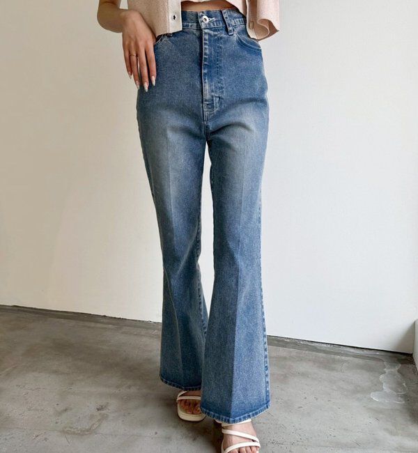  「【WEB限定】ストレッチ美脚デニムパンツ」|その他|