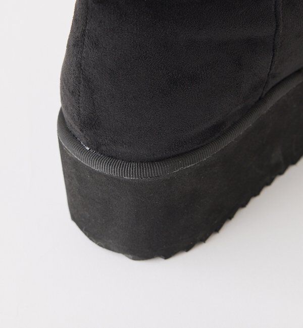  「2wayフェイクムートンブーツ／黒」|その他|