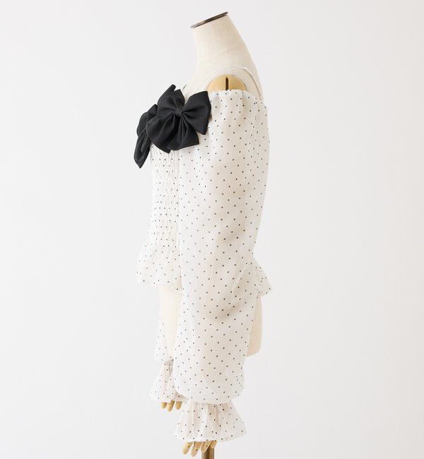  「シャーリングリボンブラウス」|シャツ・ブラウス|