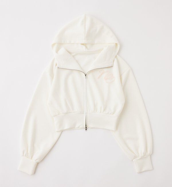  「チュールロゴパーカー」|プルオーバー|オフホワイト