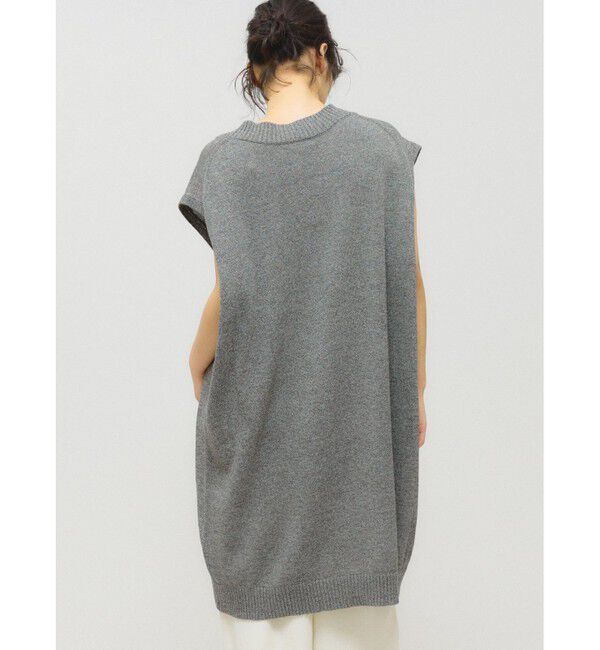 MIDIUMISOLID「MIDIUMISOLID 和紙ウールビッグベスト」|ベスト・ジレ|