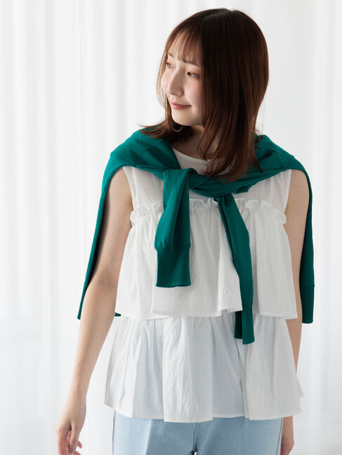 Te chichi TERRASSE「サッカーティアードブラウス」|シャツ・ブラウス|