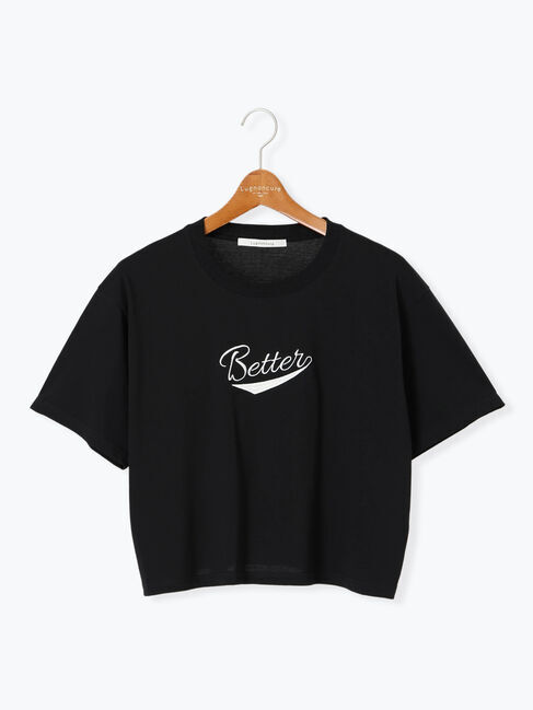 Lugnoncure「【接触冷感】フロントミニ刺繍Tシャツ」|Tシャツ・カットソー|