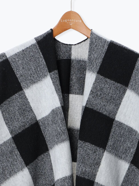 Lugnoncure「ブロックチェックポンチョ」|その他|