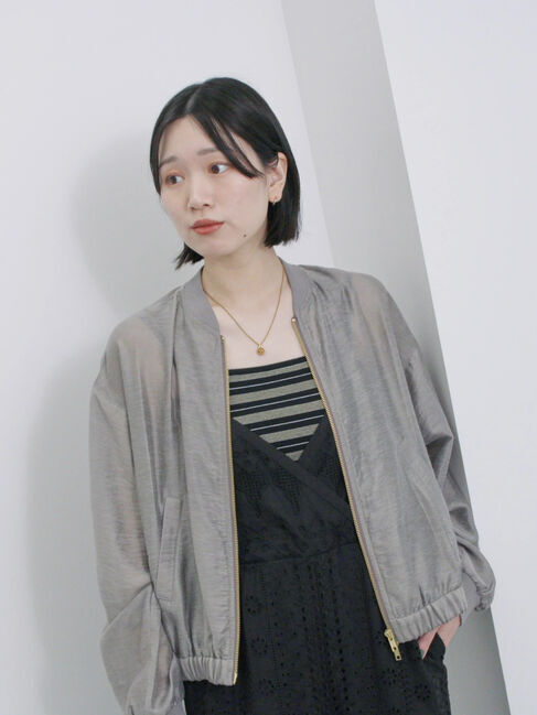 Samansa Mos2 blue「マルチボーダータンク」|Tシャツ・カットソー|