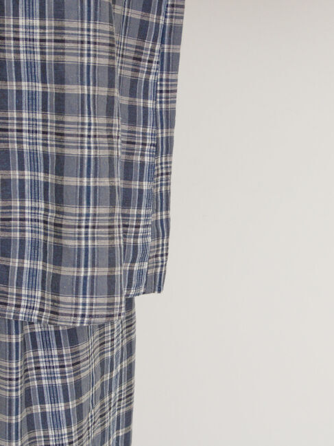 Samansa Mos2「【Cross&times;Linen】フリルブラウス」|シャツ・ブラウス|