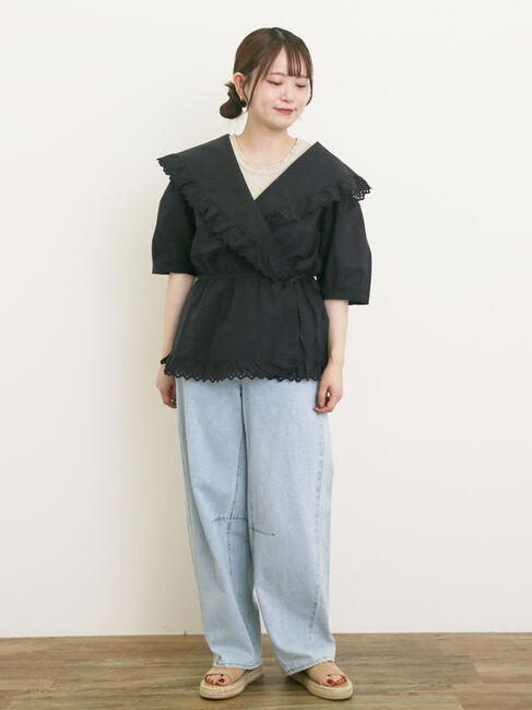 Samansa Mos2「◎カシュクールレースブラウス」|シャツ・ブラウス|