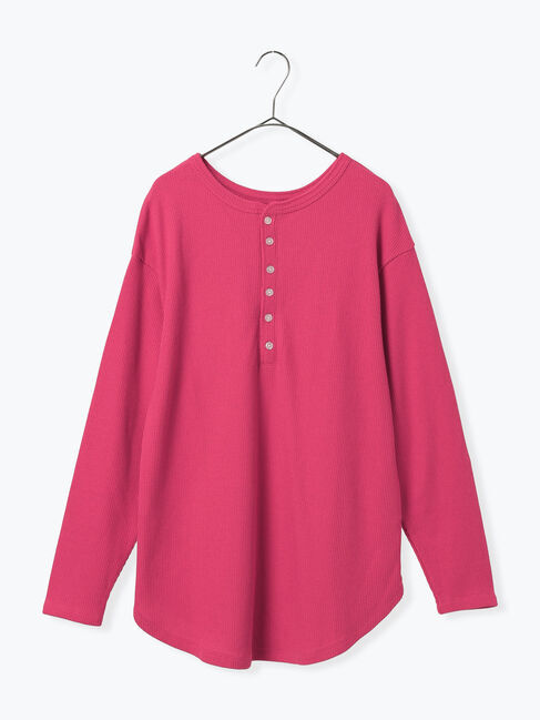 sm2rhythm「前後2wayヘンリーネックプルオーバー」|Tシャツ・カットソー|