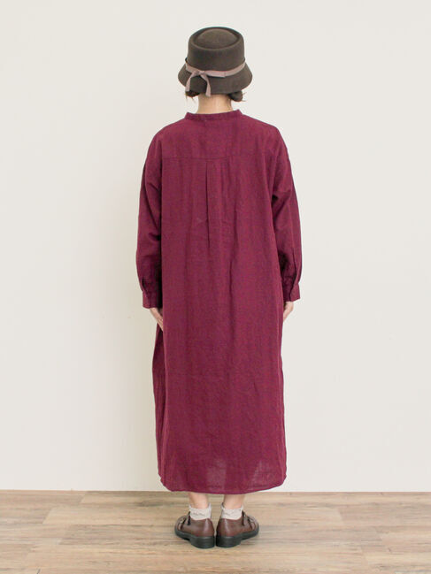 Samansa Mos2「【Cross&times;Linen】タックワンピース《S/Mサイズ》」|ワンピース|