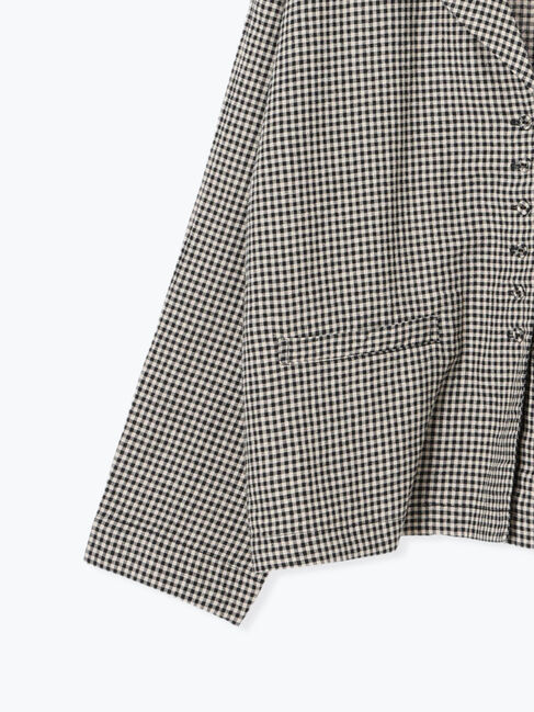 Samansa Mos2「【Cross&times;Linen】ショールカラージャケット」|その他|