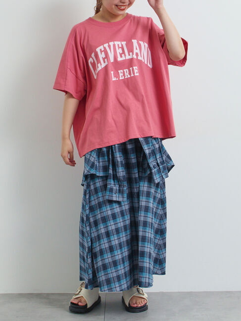 SM2「シャツ巻き風チェックスカート」|スカート|