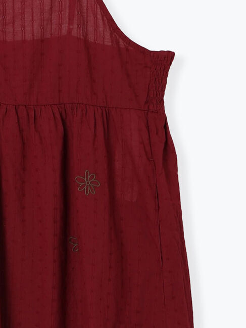 Samansa Mos2「ランダム刺繍入りワンピース」|ワンピース|