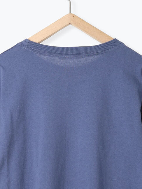 Samansa Mos2 blue「アソートプリントロンT」|Tシャツ・カットソー|