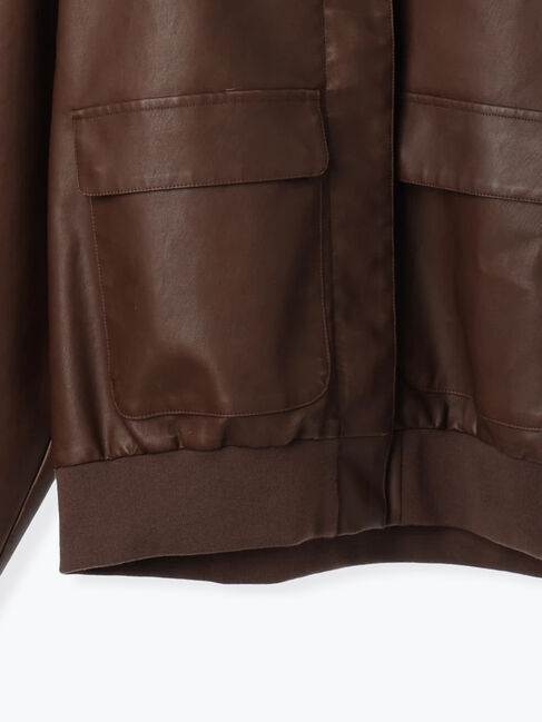 SM2「フェイクレザーブルゾン」|ブルゾン・スタジャン|