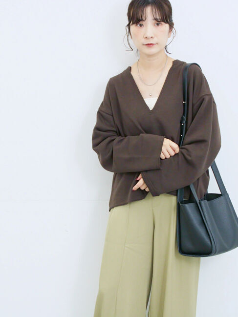 Samansa Mos2 blue「ポーチ付2WAYスクエアバッグ」|その他|