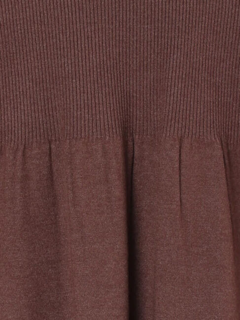 Samansa Mos2 blue「◎ペプラムニットプルオーバー」|ニット・セーター|