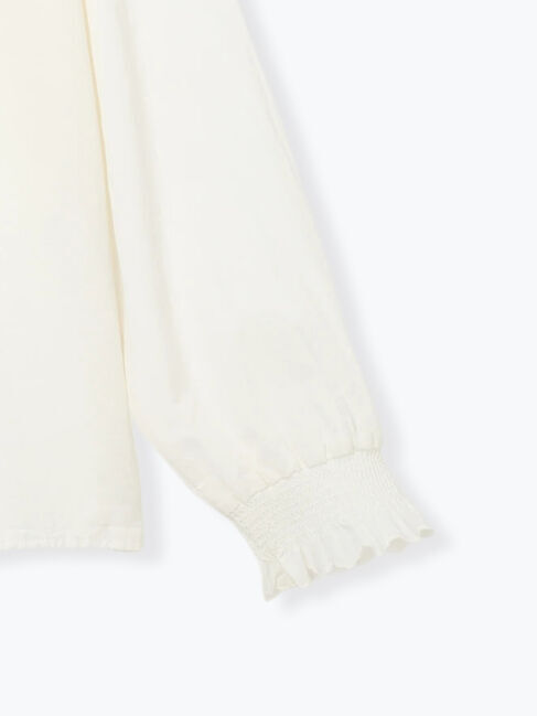 Samansa Mos2「レースシャーリング2WAYブラウス」|シャツ・ブラウス|