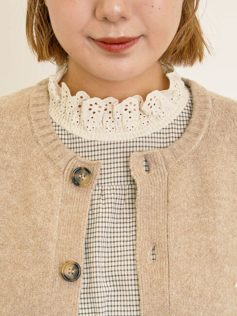 Samansa Mos2「【KELTY&times;Samansa Mos2】クルーネックカーディガン」|カーディガン|