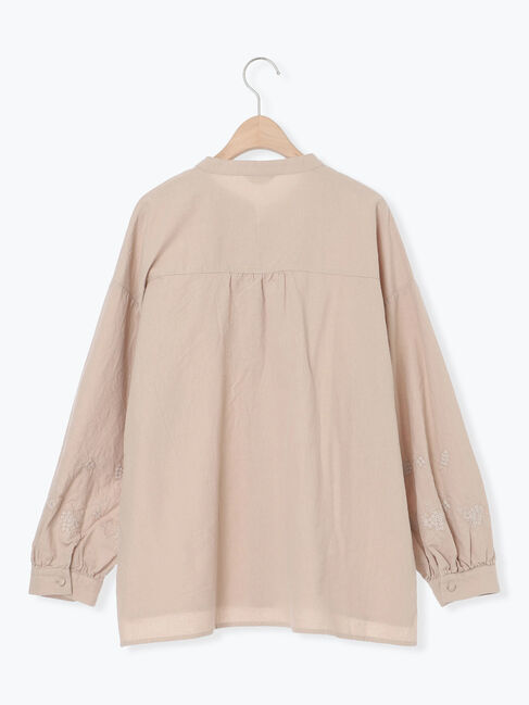 Samansa Mos2「◎袖刺繍ブラウス」|シャツ・ブラウス|