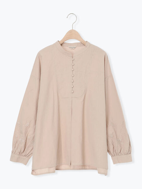 Samansa Mos2「◎袖刺繍ブラウス」|シャツ・ブラウス|