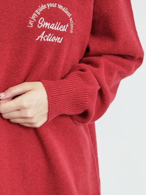 SM2「ロゴ刺繍ニットプルオーバー」|ニット・セーター|