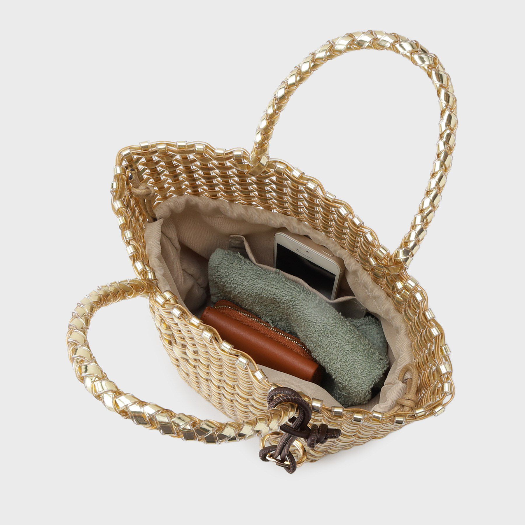 UNTITLED「メタリックメッシュトート」|トートバッグ|