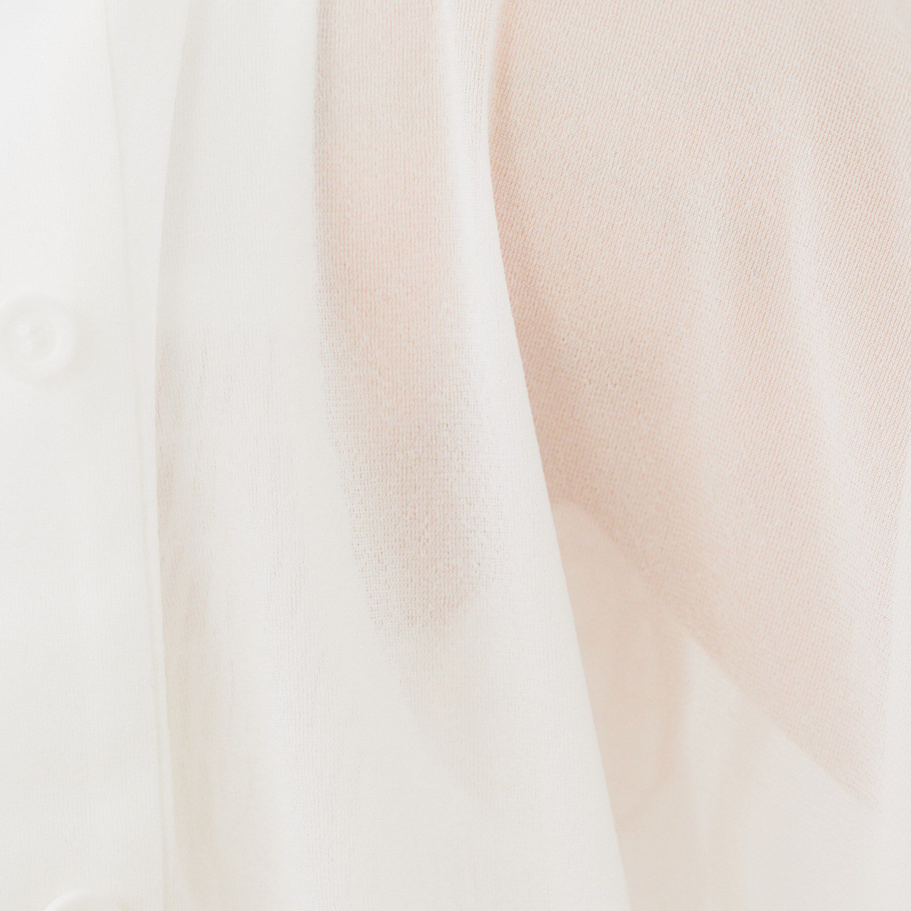 UNTITLED「【洗える/ストレッチ性/短丈】クルーネックシアーカーディガン」|カーディガン|