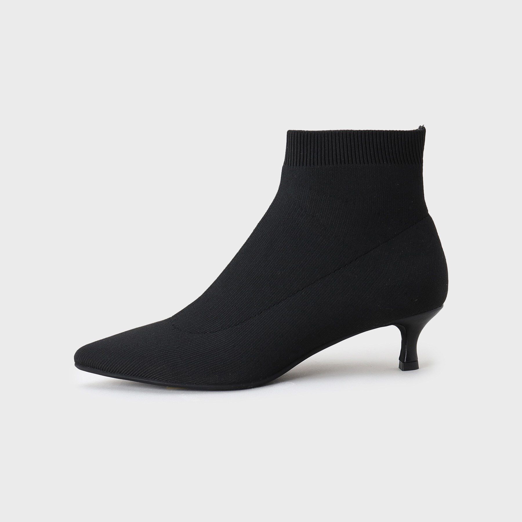UNTITLED「【ストレッチ】ニットブーツ」|ショートブーツ|