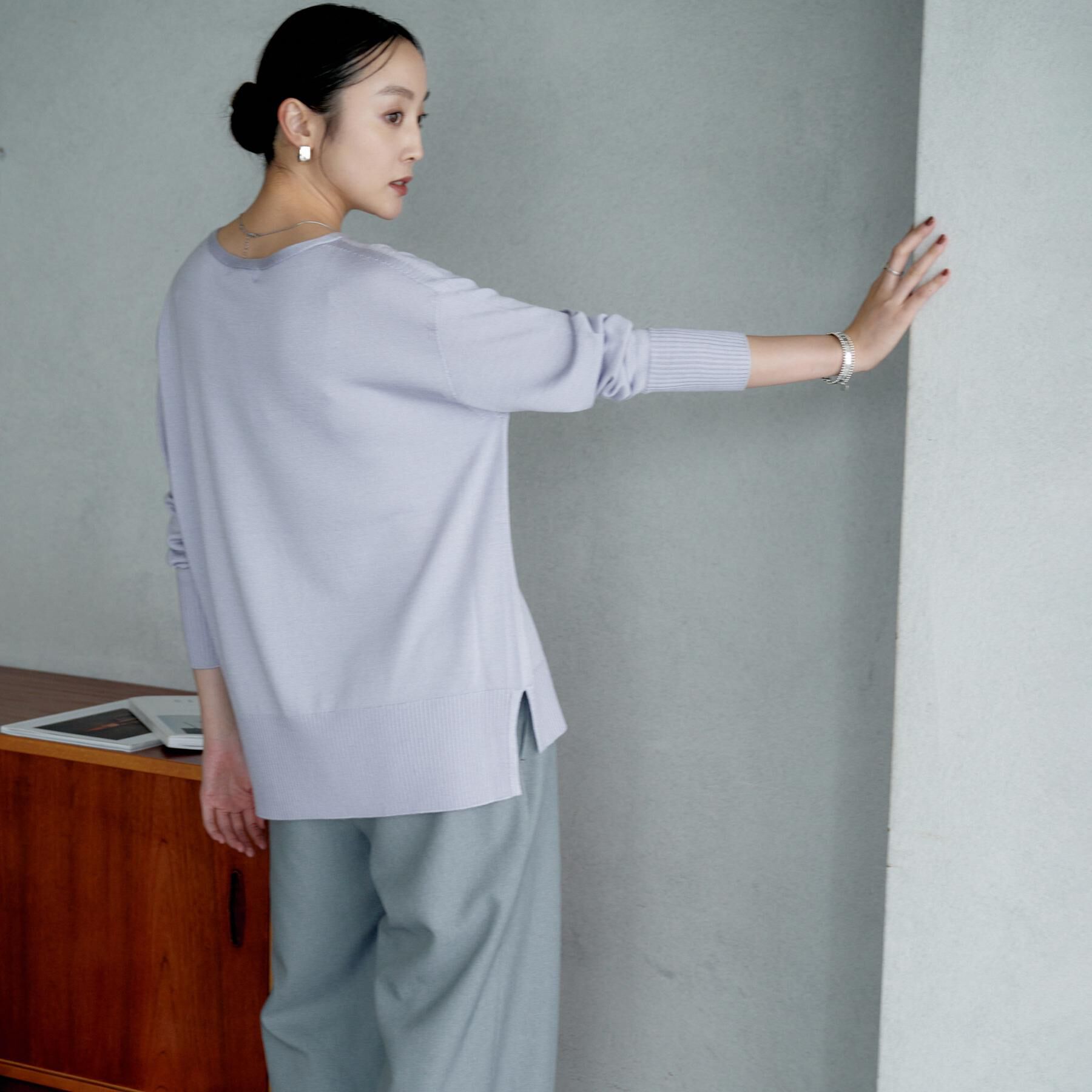 UNTITLED「【8色展開/体型カバー】魅せるタイムレスニット」|ニット・セーター|