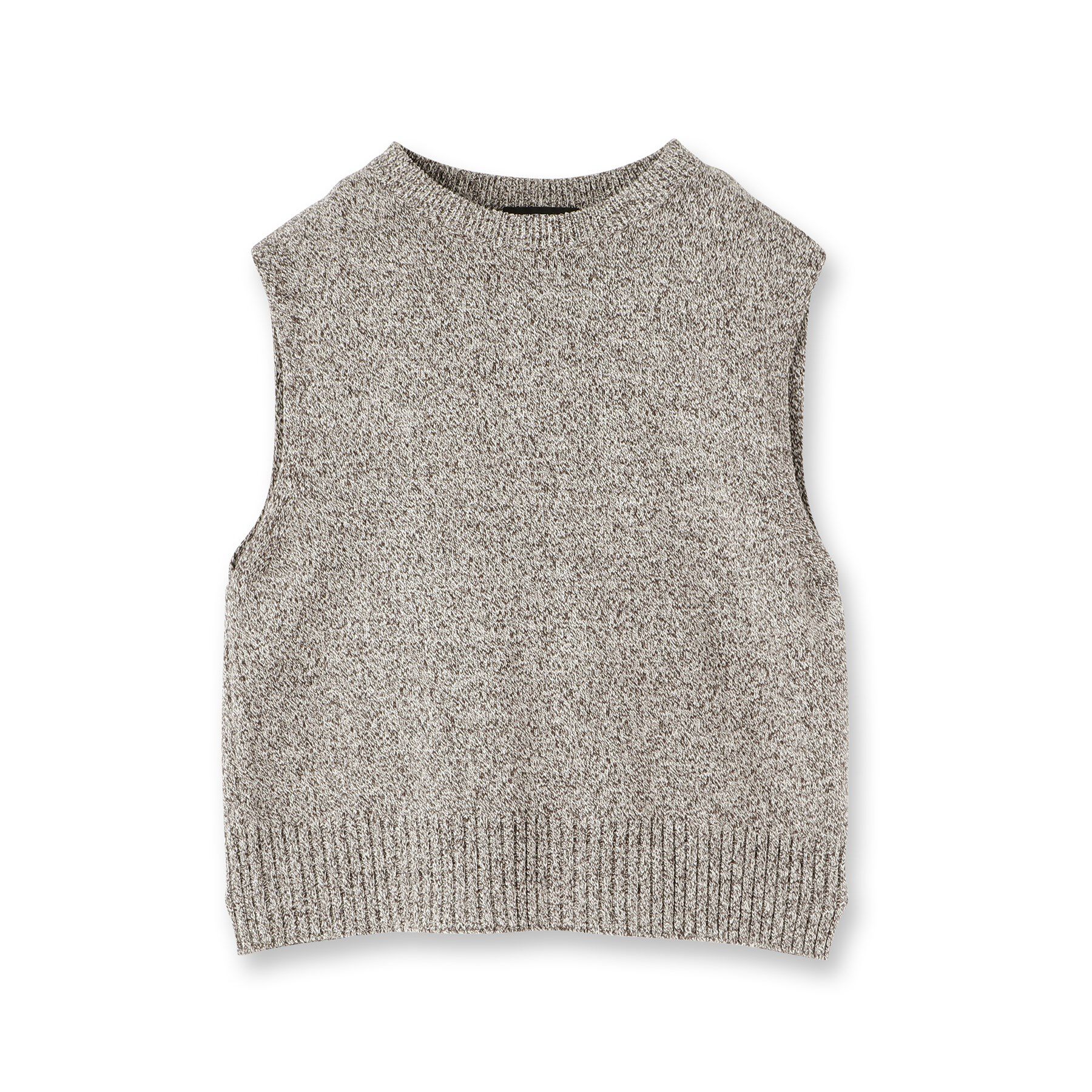 UNTITLED「【重ね着レイヤードに】杢調ニットベスト」|ベスト・ジレ|