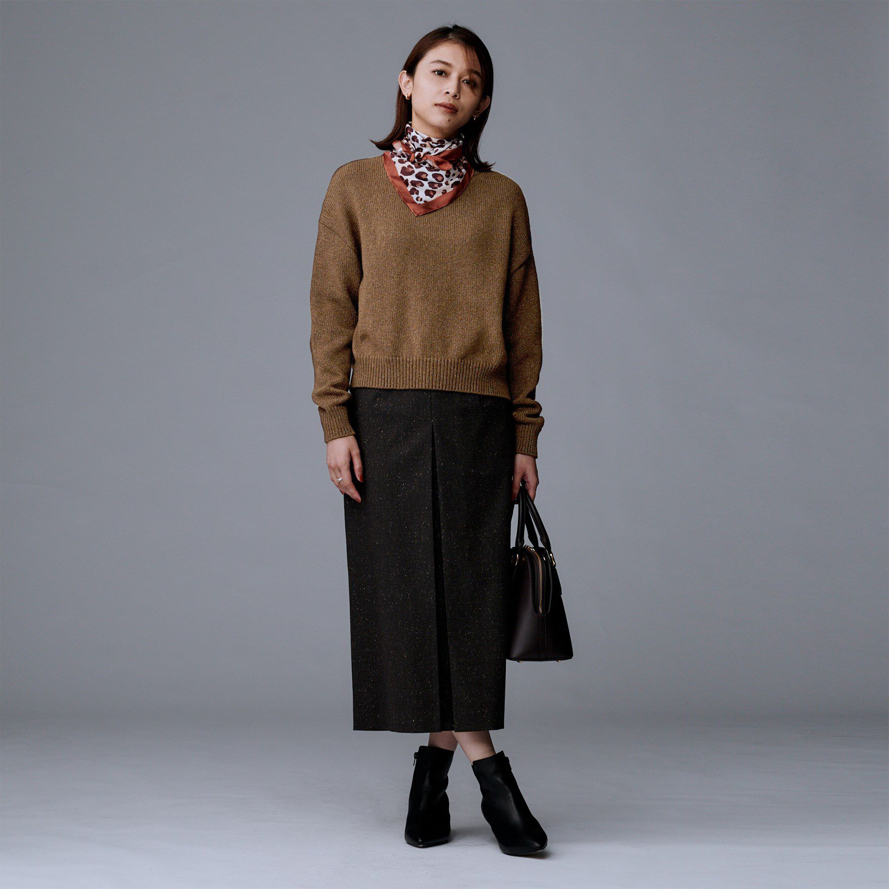 UNTITLED「【セットアップ可/ゆったり】ウール混ラメニット」|ニット・セーター|