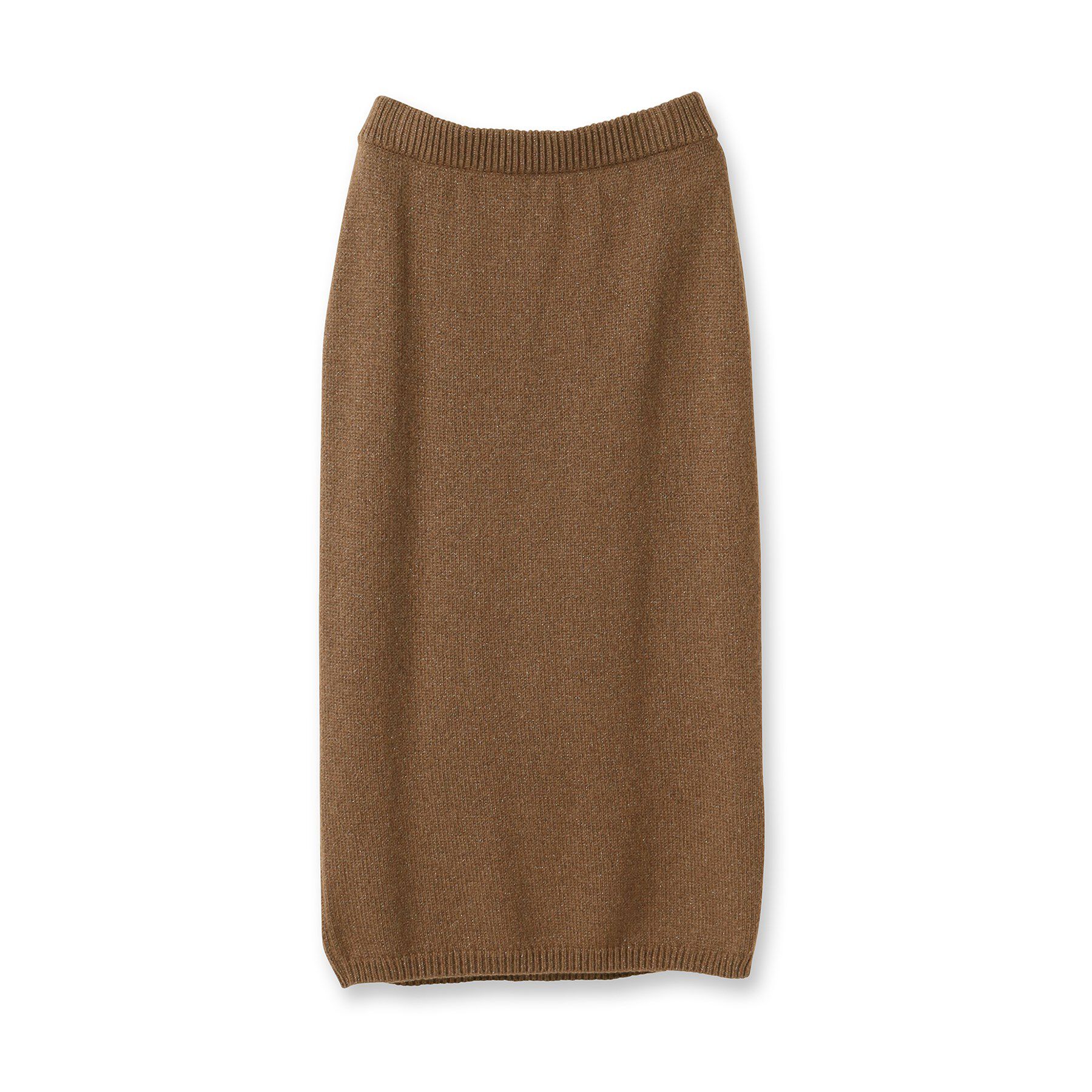 UNTITLED「【セットアップ可/ウエストゴム】ラメニットナロースカート」|スカート|