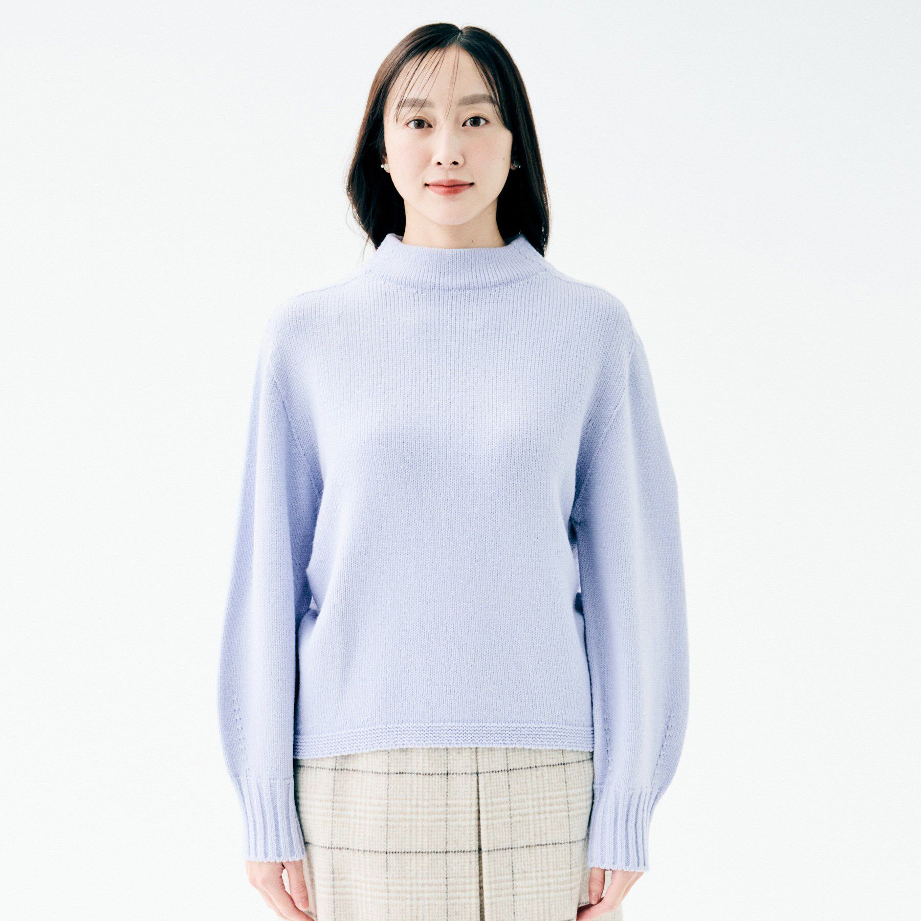 UNTITLED「【洗える】スポンディッシュ ボトルネックニット」|ニット・セーター|