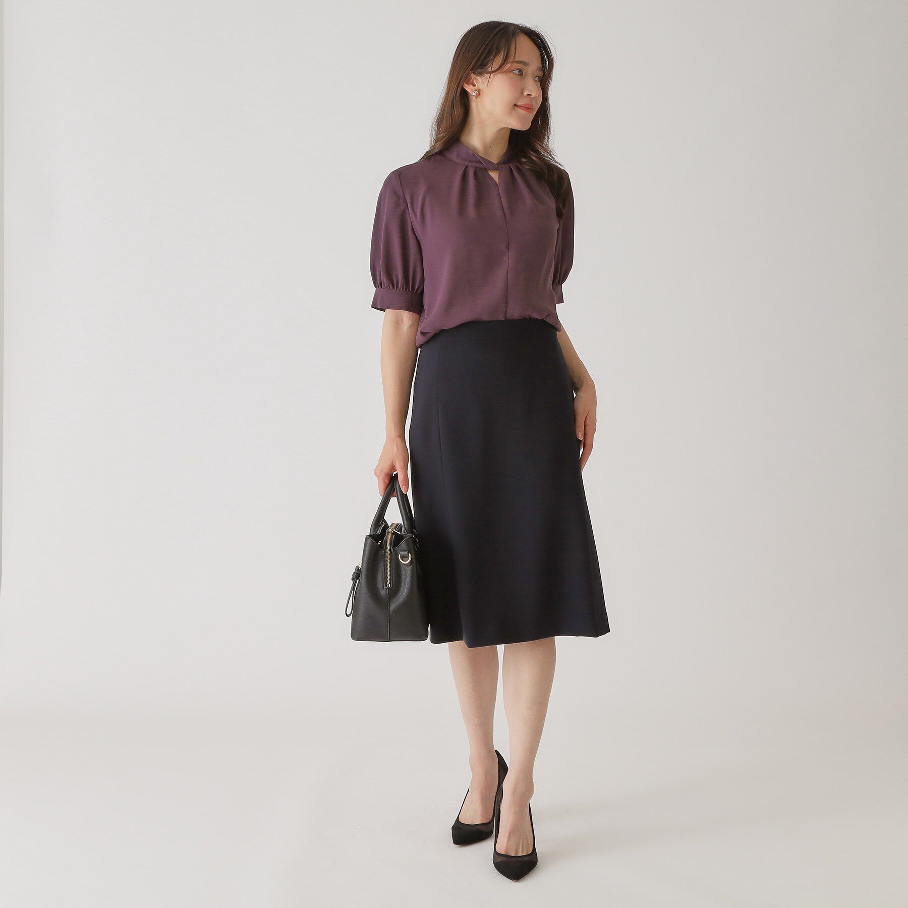 COUP DE CHANCE「【手洗い可／日本製】セミフレアスカート」|スカート|