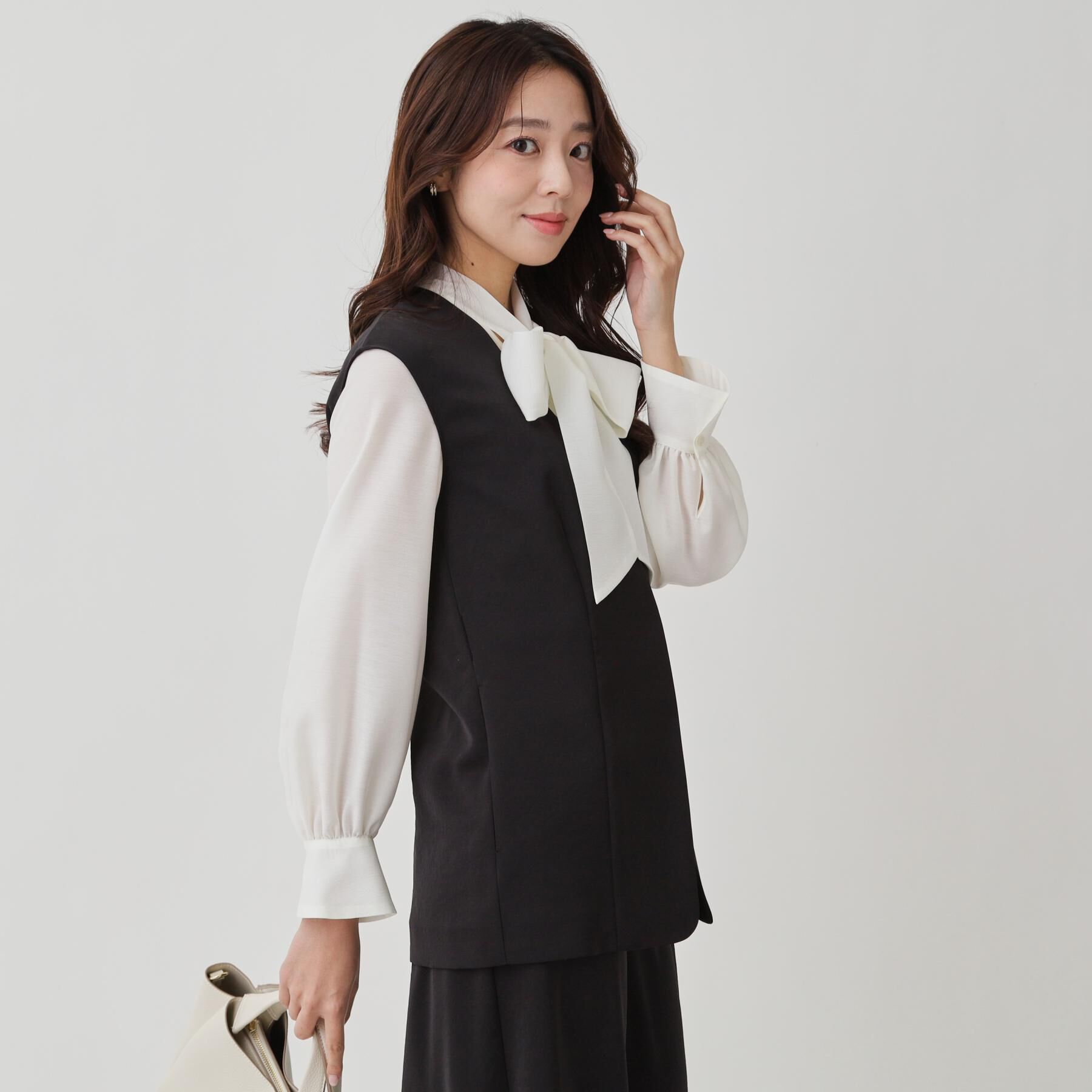 COUP DE CHANCE「【手洗い可／日本製】カラーレスジレ」|ベスト・ジレ|