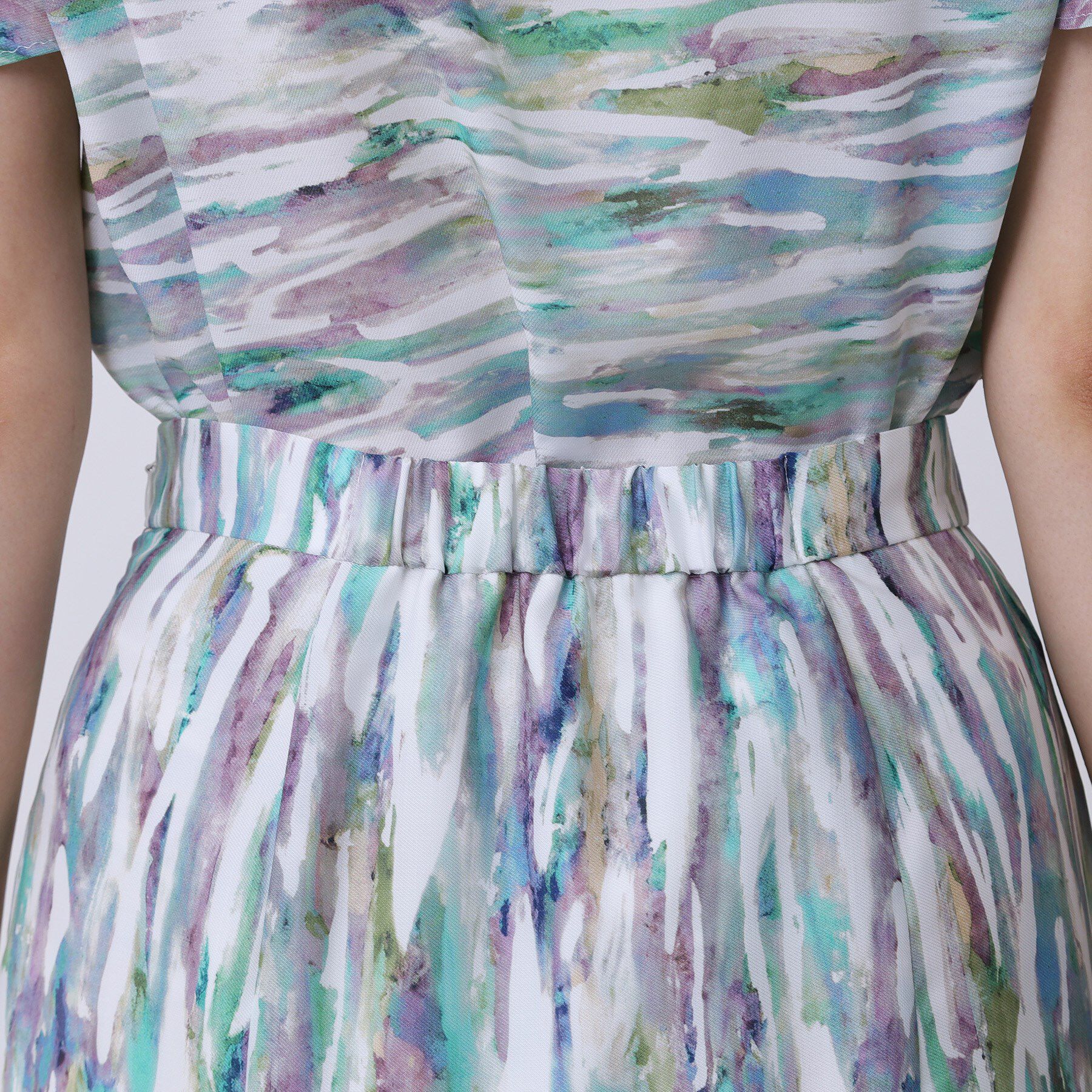 COUP DE CHANCE「【手洗い可／日本製】プリント柄スカート」|スカート|