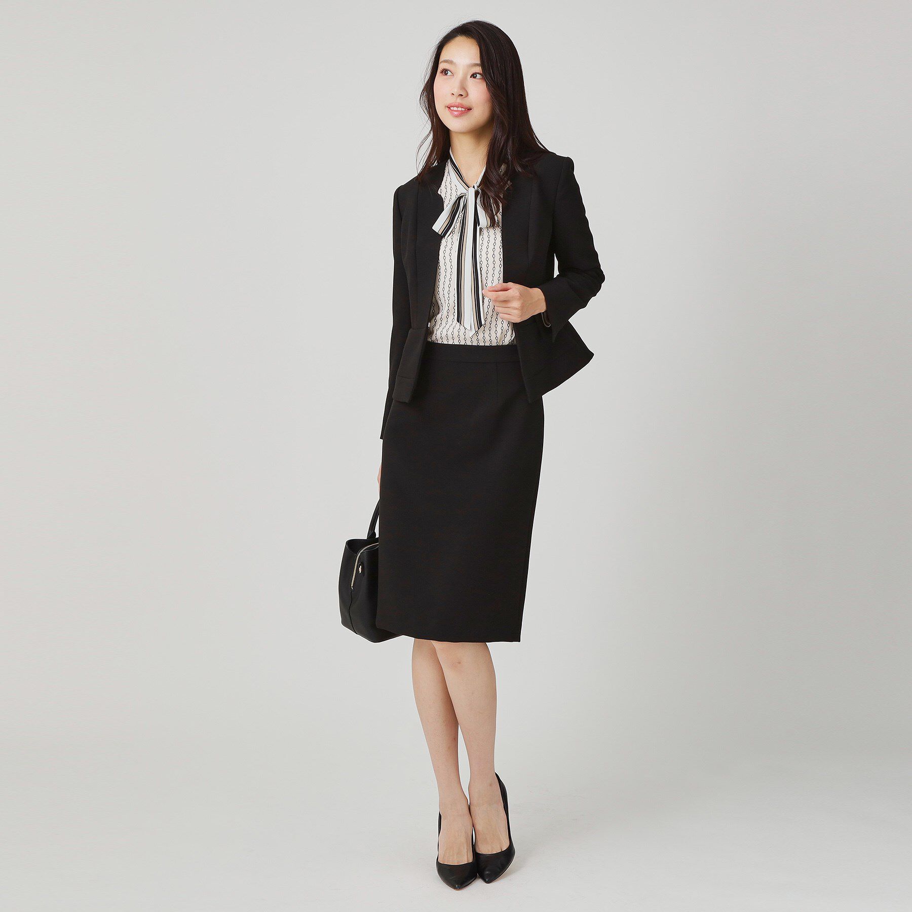 COUP DE CHANCE「【手洗い可／日本製／スーツ可】拘りシルエットのカラーレスジャケット」|ノーカラージャケット|