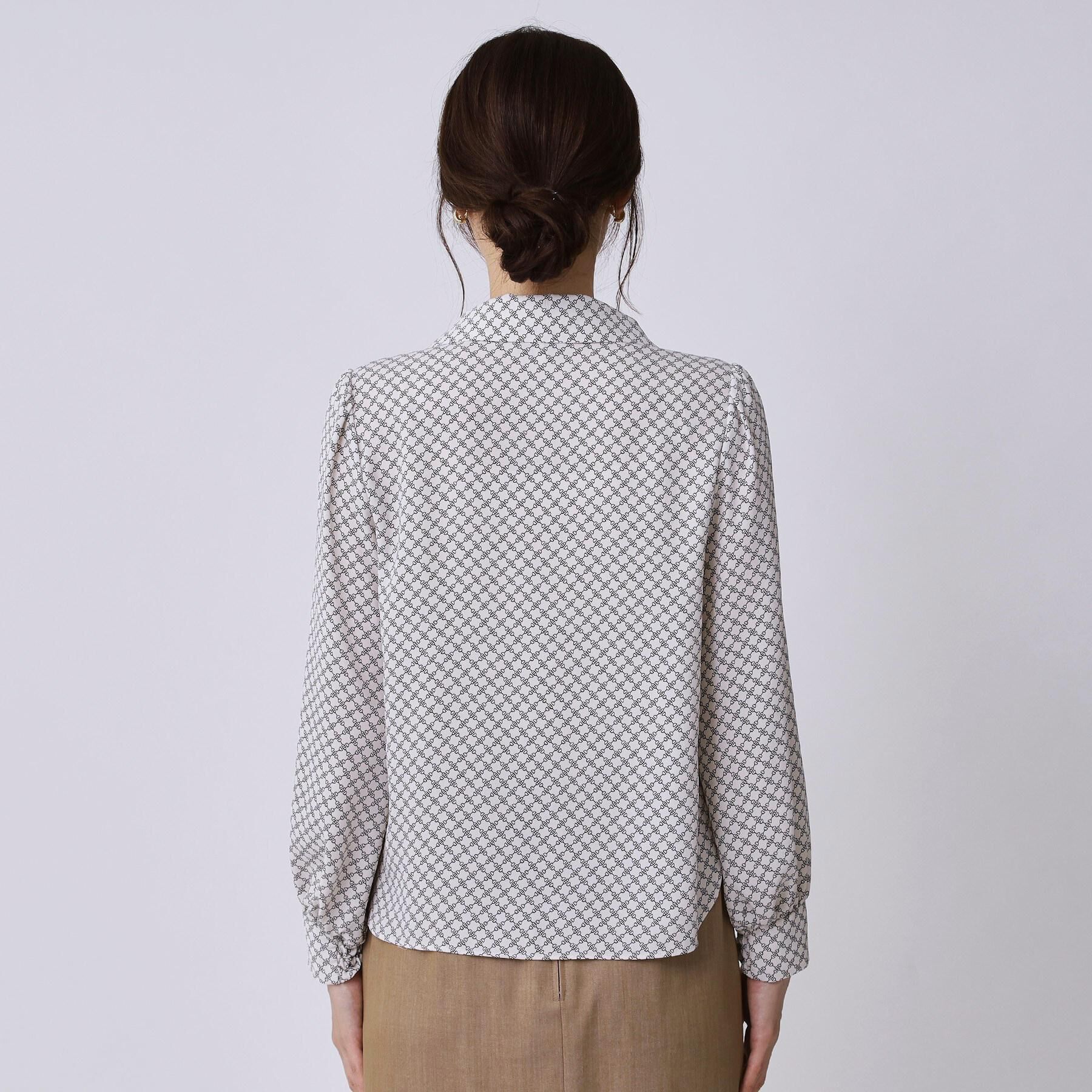 COUP DE CHANCE「【手洗い可／ボウタイ取外し可】配色パイピングボウブラウス」|シャツ・ブラウス|