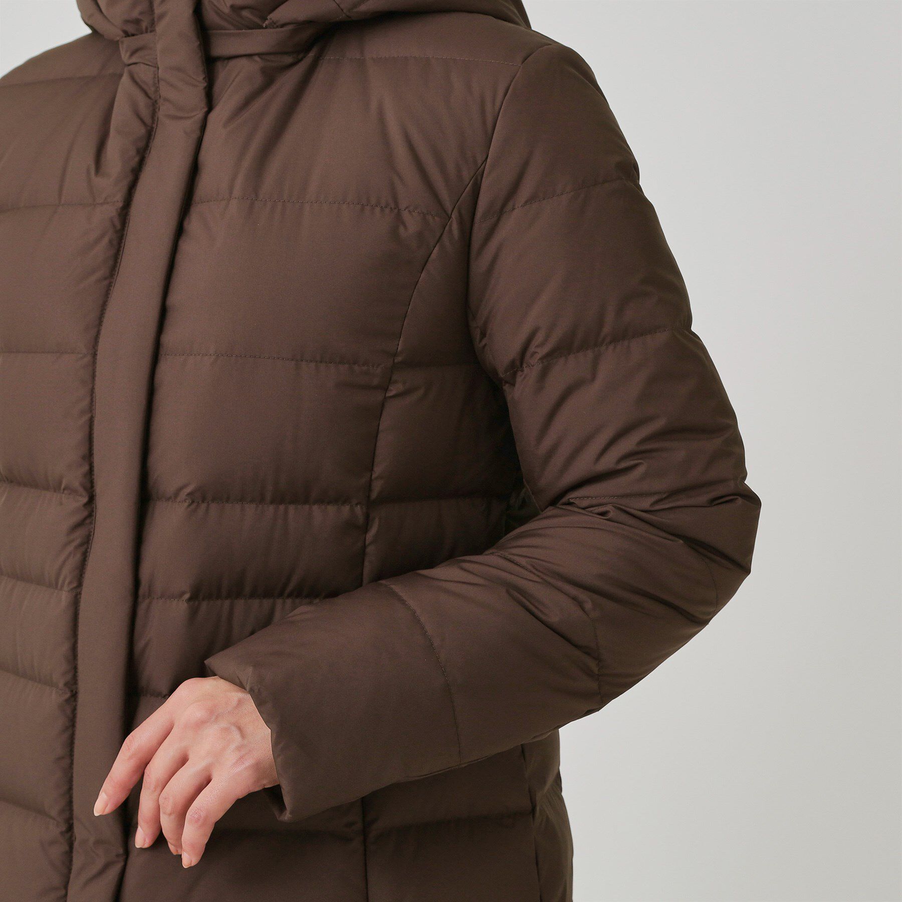 COUP DE CHANCE「【フランス産ホワイトダックダウン／FP800保温性◎／抗菌防臭／手洗い可】ミドル丈ダウンコート」|ダウン|