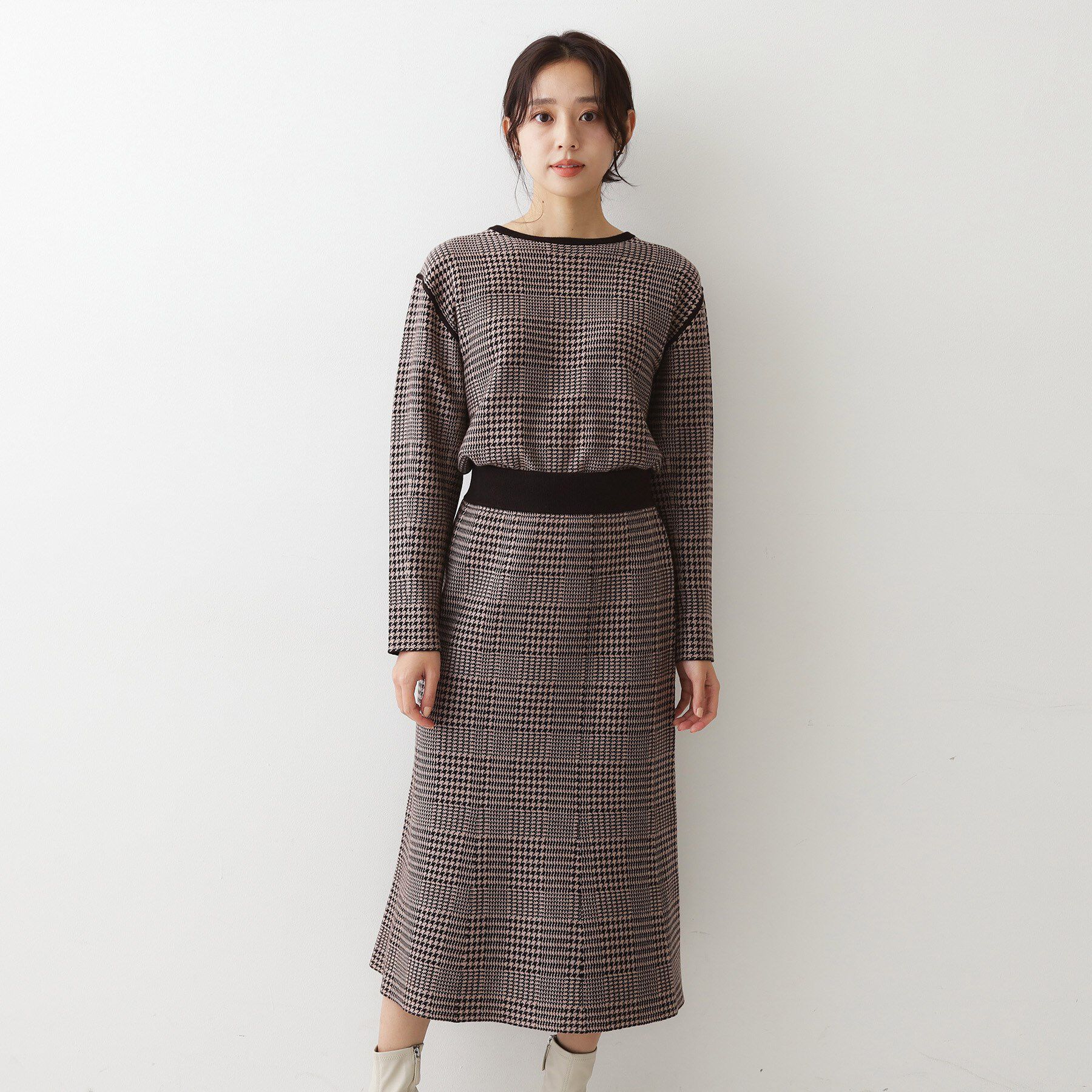 COUP DE CHANCE「【手洗い可／リバーシブル】トップス＆スカート セットアップ」|スーツ|