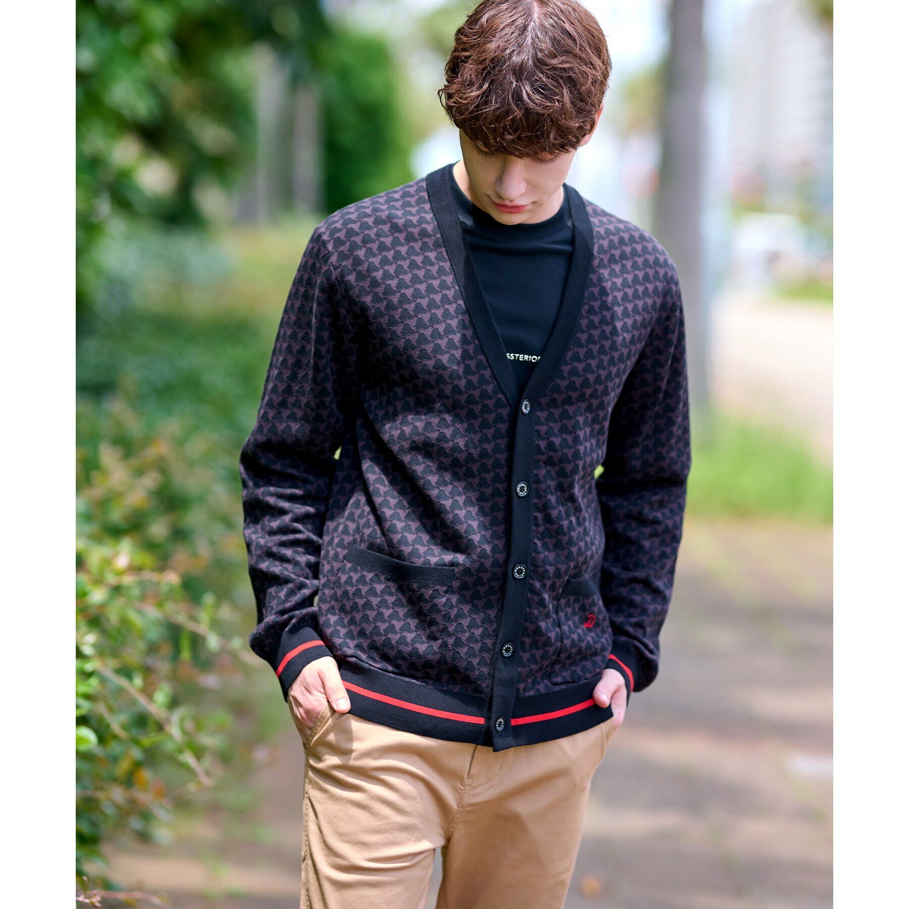 DRESSTERIOR「トリニティジャカード カーディガン」|カーディガン|