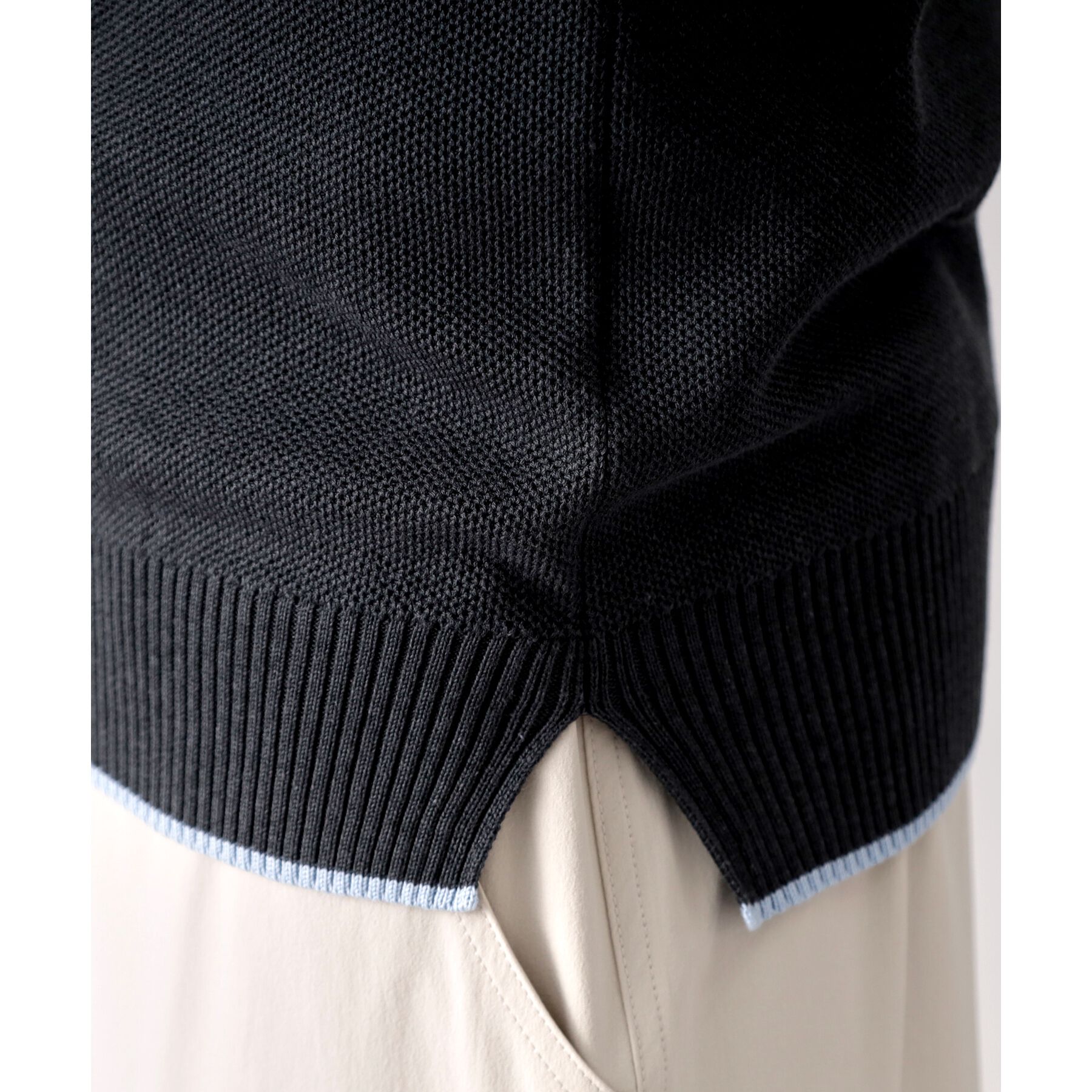 DRESSTERIOR「鹿の子クルーネックニット」|ニット・セーター|