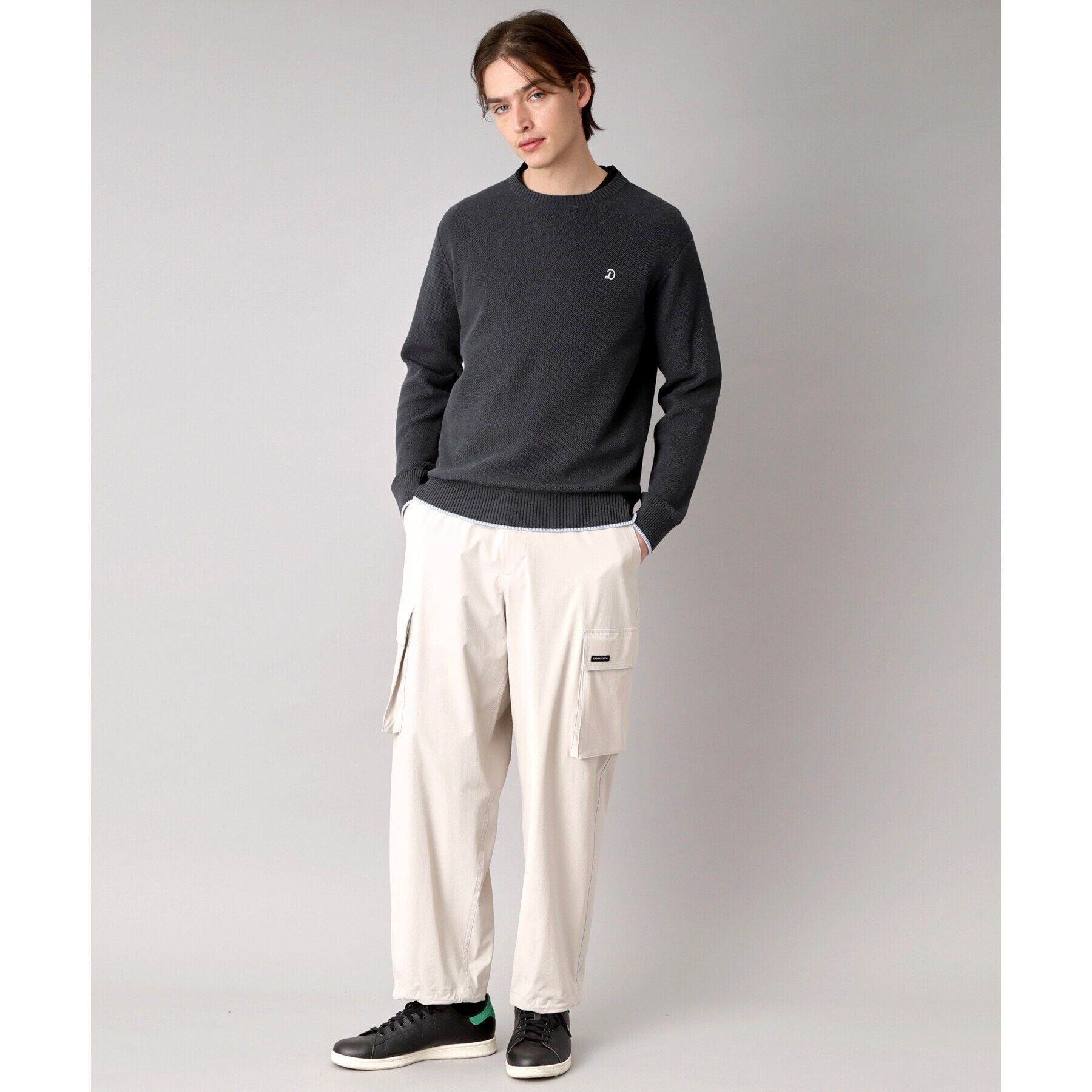 DRESSTERIOR「鹿の子クルーネックニット」|ニット・セーター|