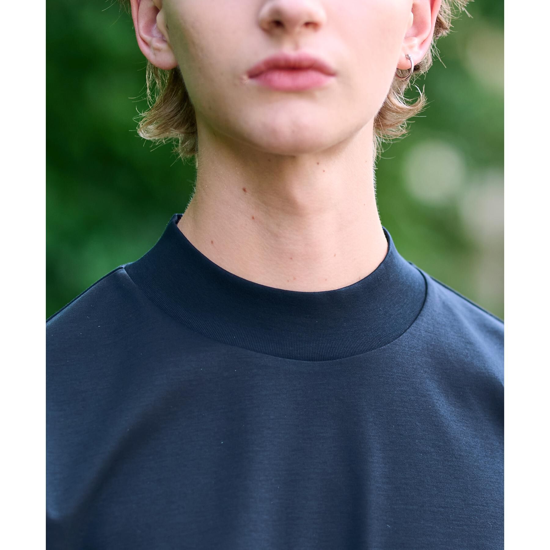 DRESSTERIOR「【接触冷感/抗菌防臭/消臭】ICE CLEAR COTTON モックネックT」|Tシャツ・カットソー|