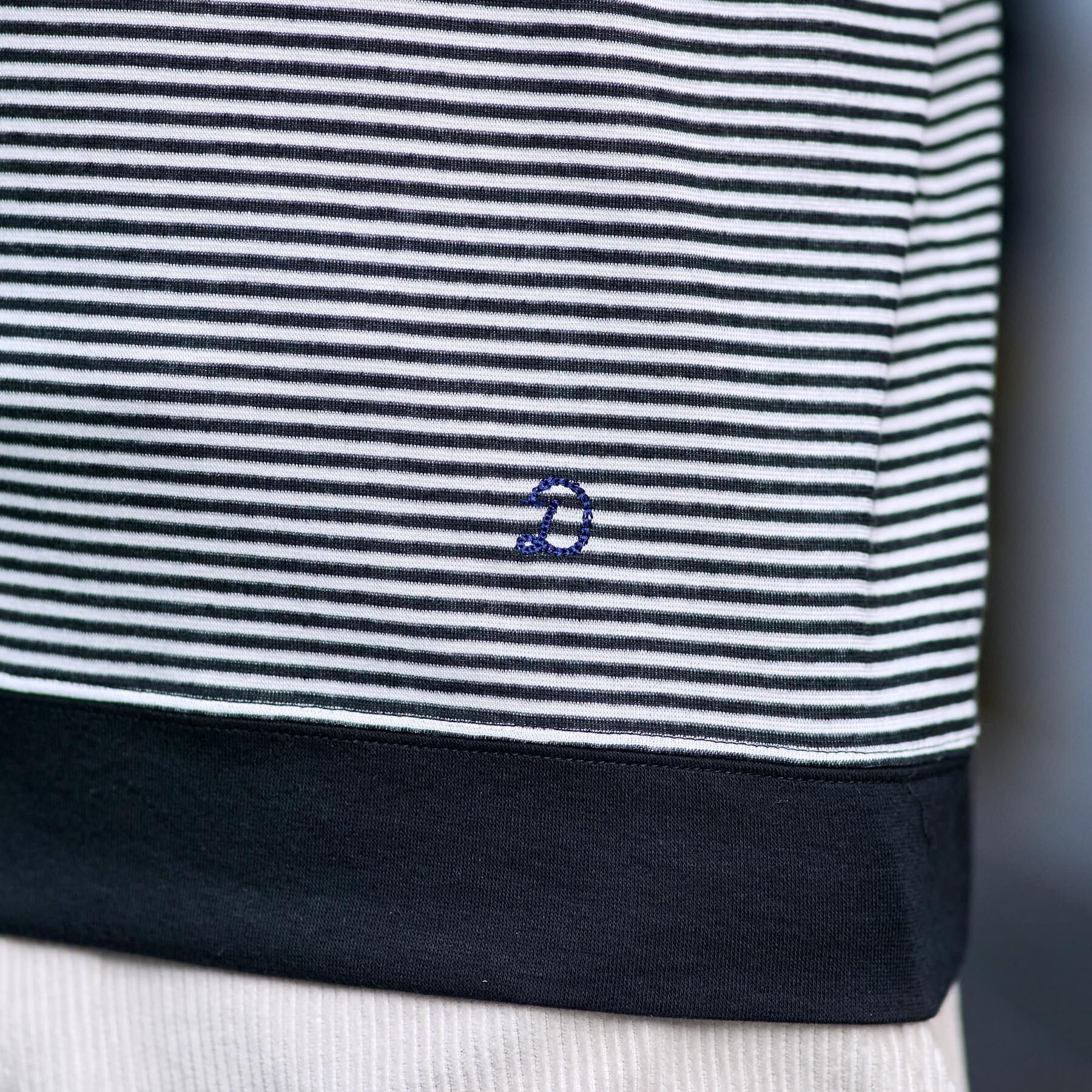 DRESSTERIOR「モックネック ボーダーカットソー」|Tシャツ・カットソー|