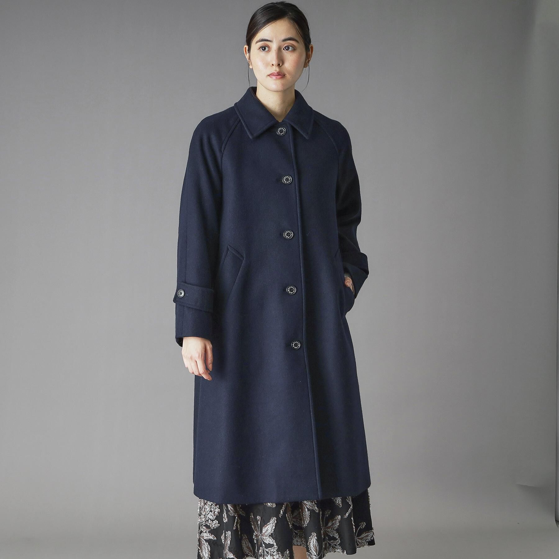 DRESSTERIOR「Super110sウールステンカラーコート」|ステンカラーコート|