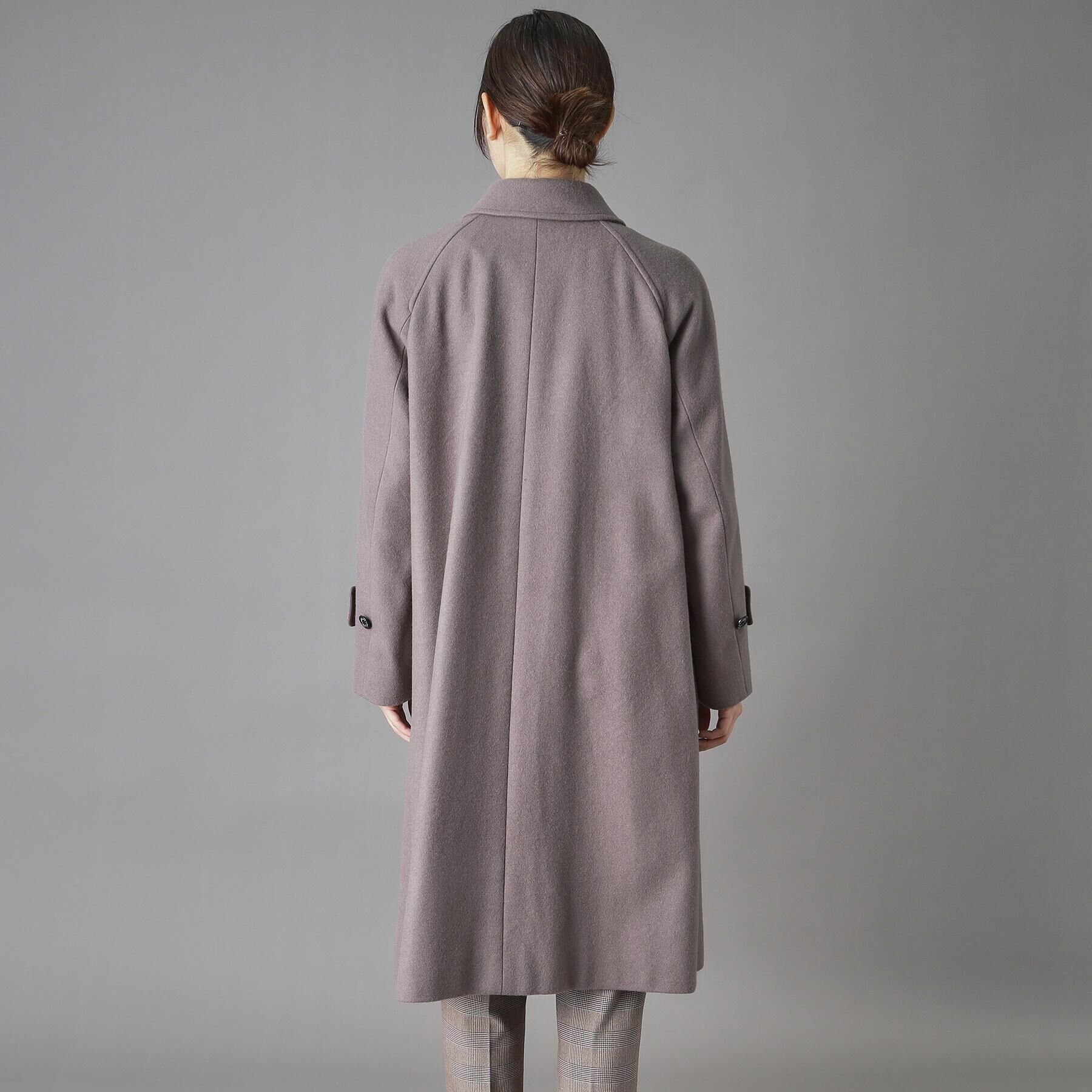 DRESSTERIOR「Super110sウールステンカラーコート」|ステンカラーコート|