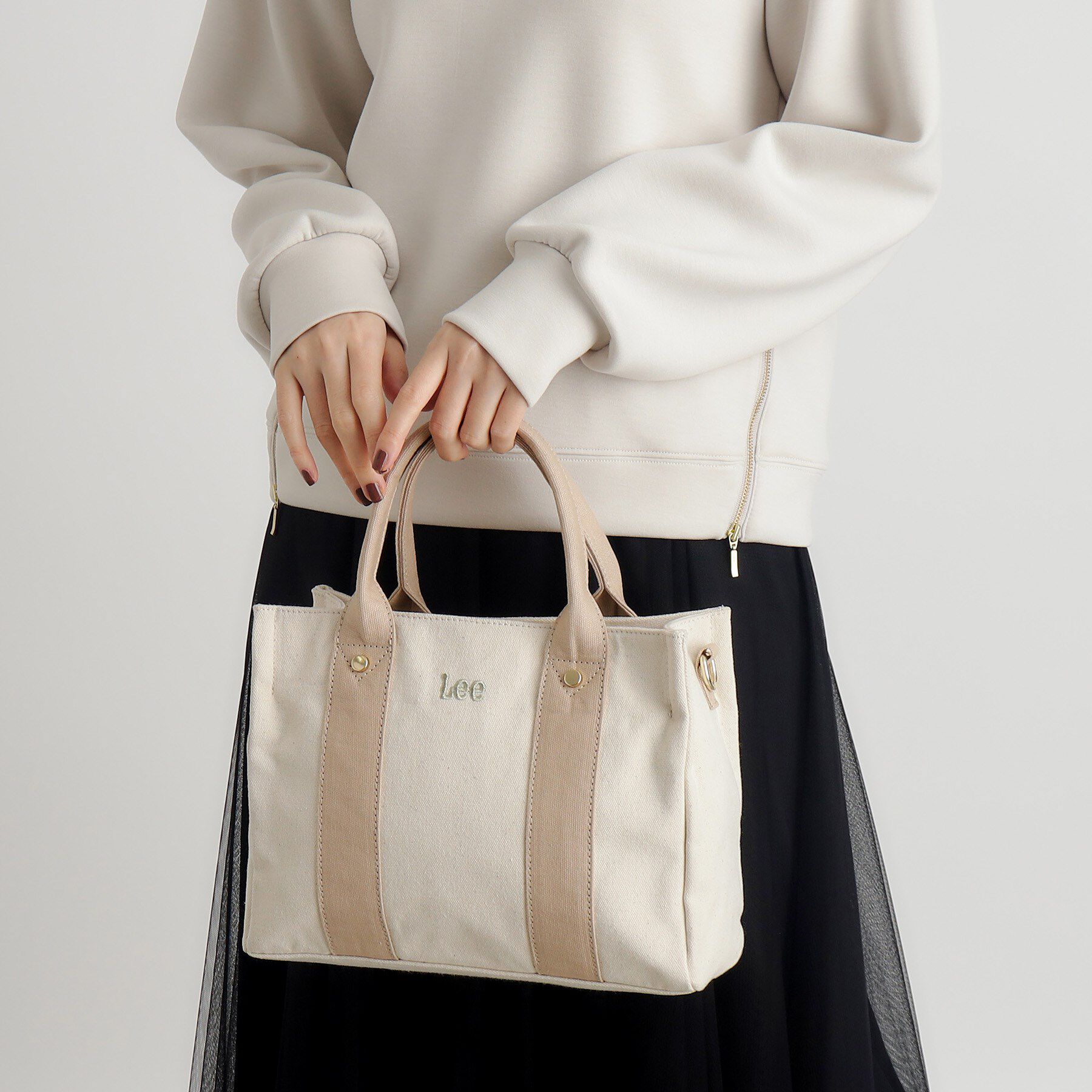 grove「【Lee別注】スクエアキャンバストート」|トートバッグ|